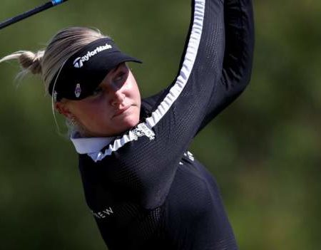 Aramco Team Series: England’s Charley Hull holds one-shot lead into final round