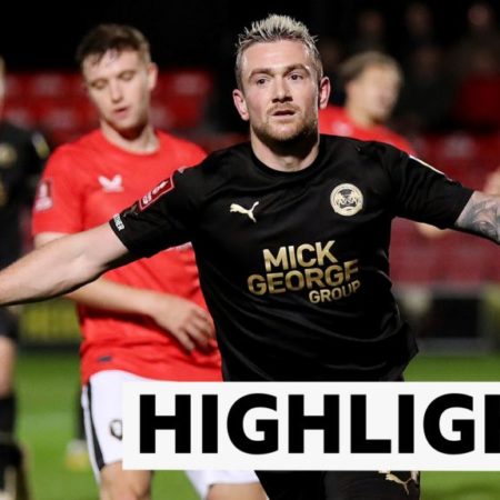 FA Cup highlights: Salford City 0-3 Peterborough