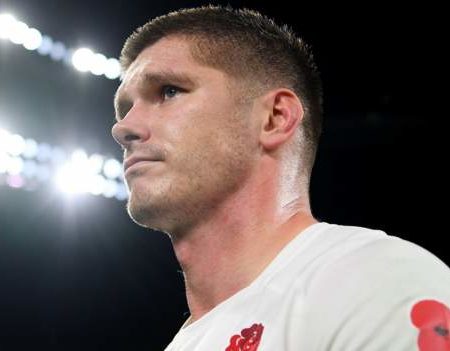 England v New Zealand: Owen Farrell’s focus unshaken by century-cap landmark