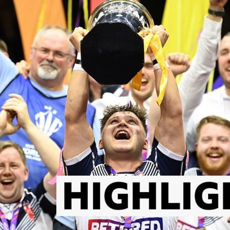 Wheelchair Rugby League World Cup: Tom Halliwell stars as England win – highlights