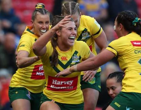 Australia 54-4 New Zealand: Brad Donald’s side win record-equalling third Women’s Rugby League World Cup