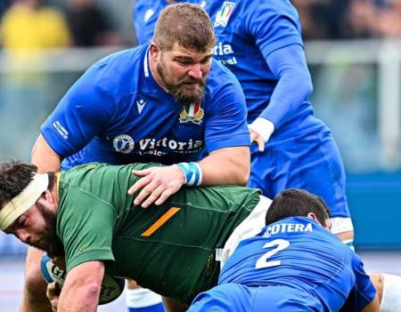 Italy 21-63 South Africa: Springboks bounce back with big win