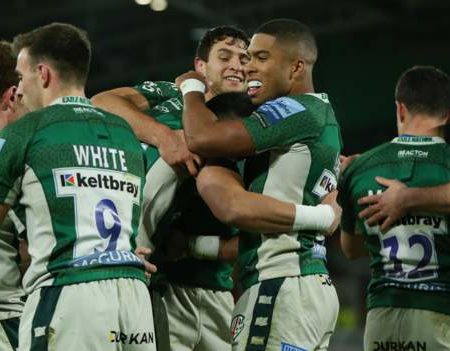 Premiership: London Irish 39-17 Newcastle Falcons: Exiles off bottom