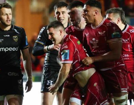 United Rugby Championship: Scarlets 33-17 Dragons – Hosts triumph despite Kalamafoni red