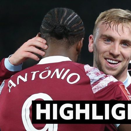 FA Cup: Derby County 0-2 West Ham United – highlights