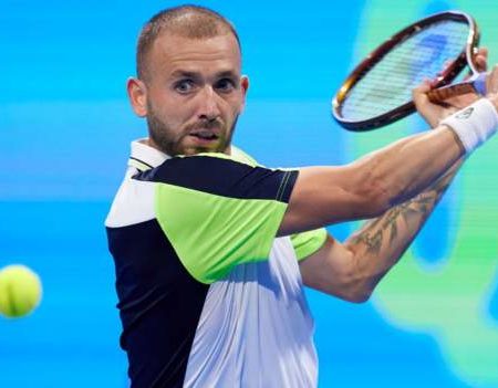 Dubai Tennis Championship: Dan Evans retires with injury against Borna Coric