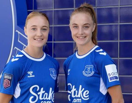 Everton Women: Identical twins Karen and Sara Holmgaard on their footballing journey