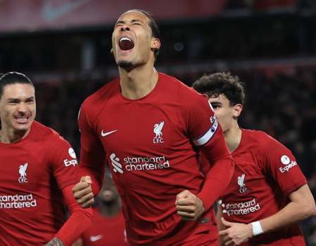 Liverpool 2-0 Wolves: Virgil van Dijk and Mohamed Salah boost Reds’ top-four hopes