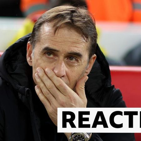 Liverpool 2-0 Wolves: Julen Lopetegui on Anfield defeat