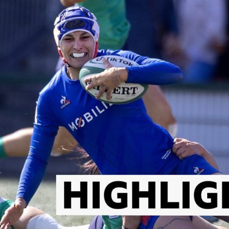 Women's Six Nations: Ireland 3-53 France highlights