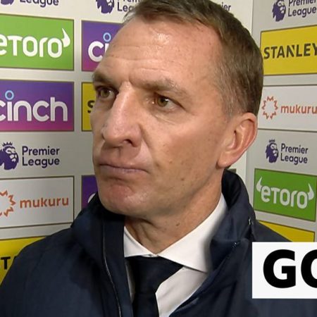 Crystal Palace 2-1 Leicester City: Brendan Rodgers says defeat ‘painful’