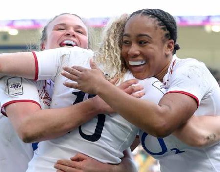 Women’s Six Nations 2023: England 68-5 Italy – Abby Dow scores four tries in emphatic win