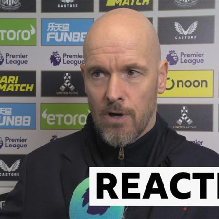 Newcastle 2-0 Manchester United: Erik ten Hag says Magpies were ‘more determined’