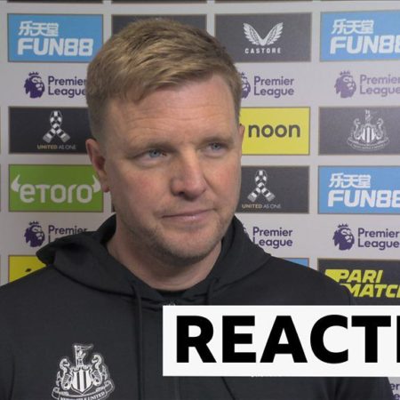 Newcastle 2-0 Man Utd: Eddie Howe praises Magpies’ fitness