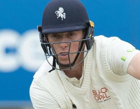 County Championship: England opener Zak Crawley out first ball for Kent