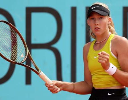 Madrid Open: Mirra Andreeva through to last 16 on 16th birthday