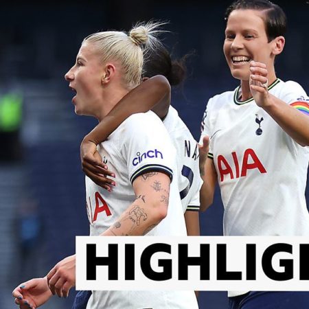 WSL highlights: Tottenham Hotspur 2-2 Brighton – Bethany England hits double