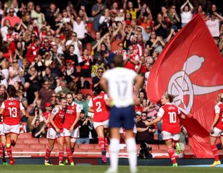 Arsenal v Wolfsburg set to break women’s club attendance record in England