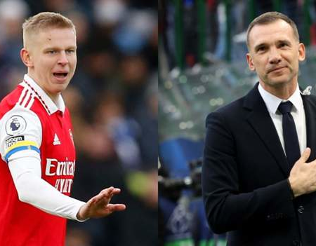 Ukraine: Oleksandr Zinchenko & Andriy Shevchenko to captain teams in charity game at Chelsea