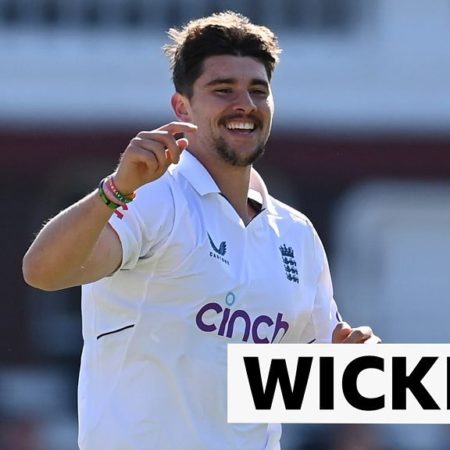 England v Ireland: Josh Tongue gets first Test wickets with two in an over