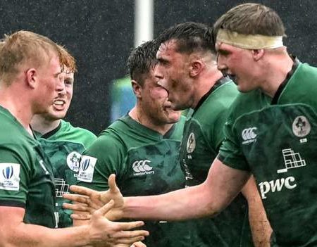 World Rugby Under-20 Championships: Ireland secure bonus-point win over Australia