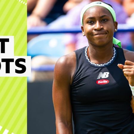 Eastbourne International: Coco Gauff beats Jessica Pegula to reach semi-finals – best shots