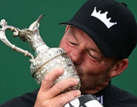 Senior Open Championship: Alex Cejka beats Padraig Harrington in play-off