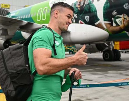 Rugby World Cup 2023: Johnny Sexton ‘itching to go’ after ban as Ireland depart for France