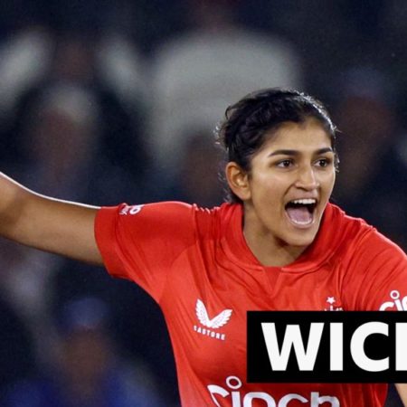 England v Sri Lanka: Mahika Gaur takes first England wicket