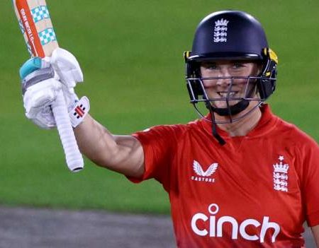 England v Sri Lanka: Alice Capsey shines as hosts win rain-reduced T20 series opener