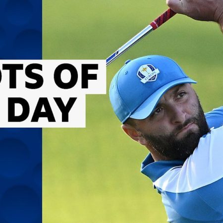 Ryder Cup 2023: Jon Rahm stars as Europe take big lead – shots of the day