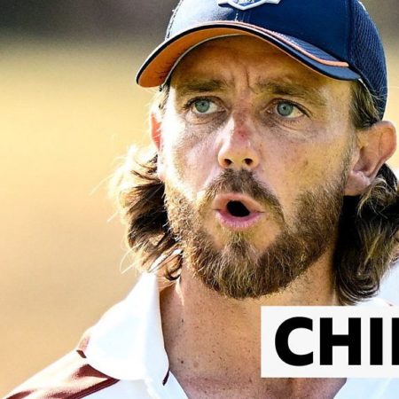 Ryder Cup 2023: Tommy Fleetwood chips in for eagle on 16th