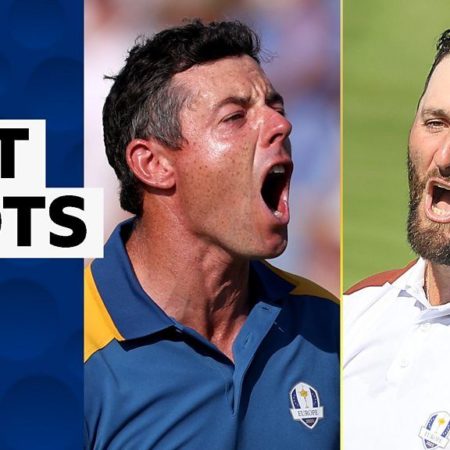 Ryder Cup 2023: Rory McIlroy & Jon Rahm feature in best shots of the tournament