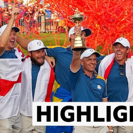 Ryder Cup 2023: Key moments as Europe regain trophy in Rome