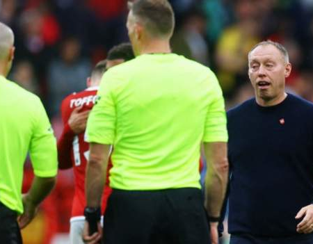 Nottingham Forest 1-1 Brentford: Steve Cooper and Thomas Frank both unhappy with VAR decisions