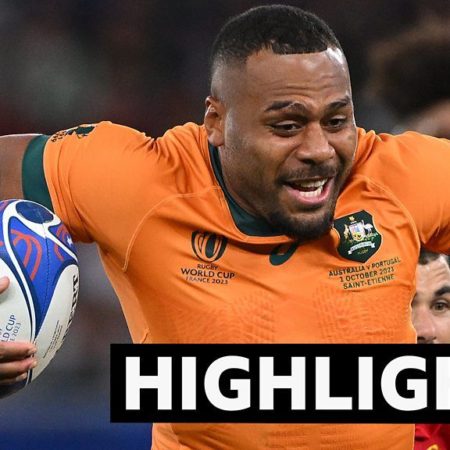 Rugby World Cup 2023: Australia v Portugal, South Africa v Tonga – highlights