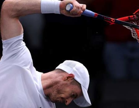 Paris Masters: Andy Murray smashes racquet after opening round Alex de Minaur loss