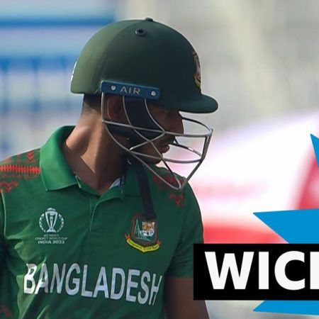 ICC Cricket World Cup: Shaheen Afridi gets Tanzid Hasan for a duck in opening over of the day