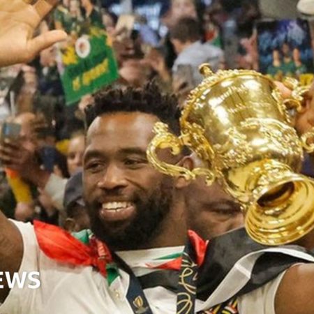 South Africa's Rugby World Cup champions get heroes' welcome