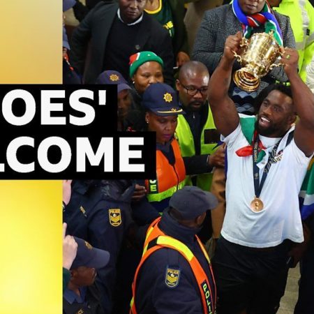 Rugby World Cup: South Africa given a heroes’ welcome as they return home as champions