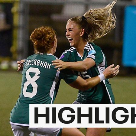 Watch: Danielle Maxwell rescues draw for Northern Ireland against Hungary