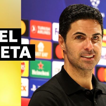 Arsenal 6-0 Lens: Mikel Arteta on qualification for Champions League last 16