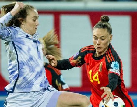 Belgium 1-1 Scotland: Visitors relegated to Nations League B after draw