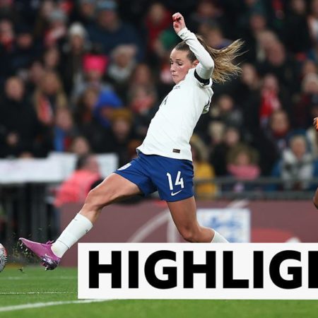 Women's Nations League: England 3-2 Netherlands highlights