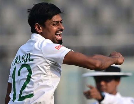 Bangladesh v New Zealand: Taijul’s 10-wicket haul helps hosts to victory