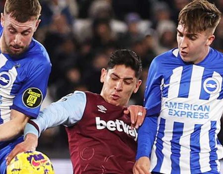 West Ham United 0-0 Brighton & Hove Albion: Dour goalless draw at London Stadium