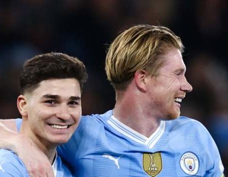 Manchester City 3-1 Burnley: Julian Alvarez scores twice on his 24th birthday