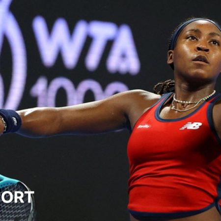 Qatar Open: Coco Gauff loses to Katerina Siniakova in second round