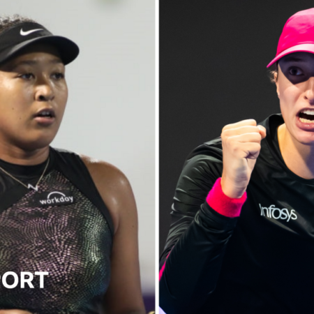 Qatar Open: Iga Swiatek continues title defence as Naomi Osaka falls to Karolina Pliskova