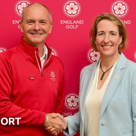 England Golf sign women in sport Brighton plus Helsinki declaration